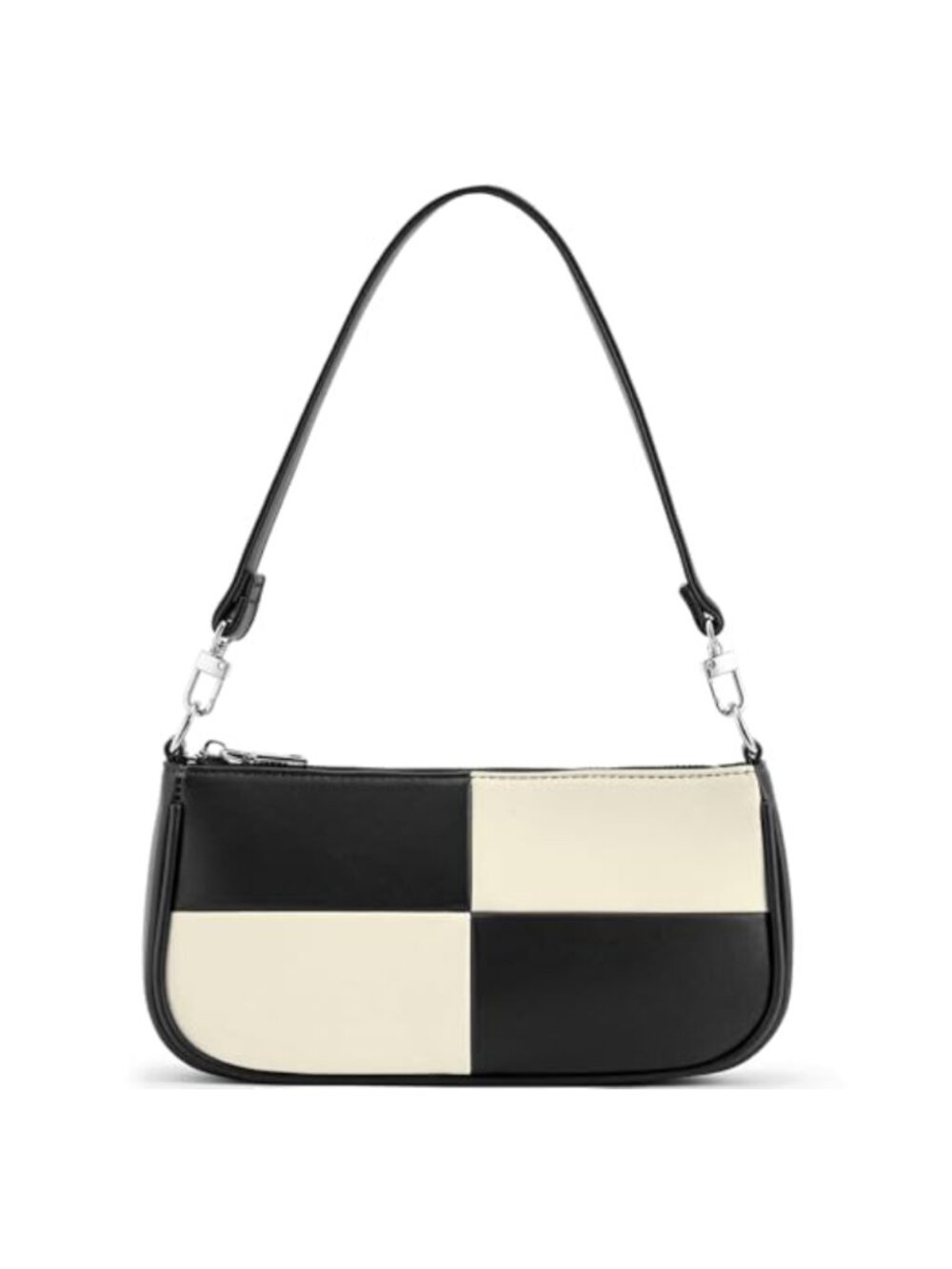 Vegan Leather Shoulder Bag Retro Crossbody Clutch Purse Women Handbag Gold